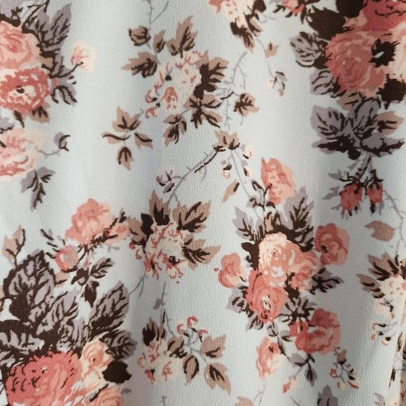 Rachel Parcell Floral Tiered Dress - Pink and White - Picture 9 of 9